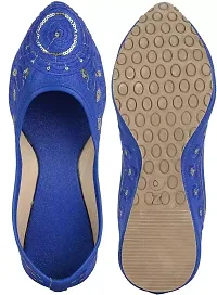 VS1 FASHION MODE New Latest Affordable Range of Trendy Jutis for Women Blue-thumb3