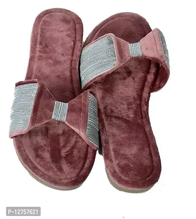 VS1 FASHION MODE Stylish Latest Fancy Flats Sandal for Women & Girls in Rust colour-thumb3