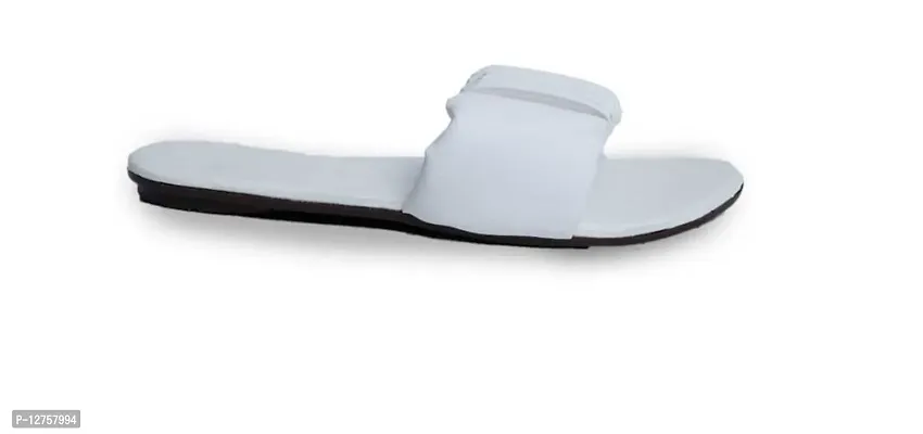VS1 FASHION MODE Designer Fancy Flats/Sandals for Women & Girl's White-thumb5