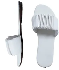 VS1 FASHION MODE Designer Fancy Flats/Sandals for Women & Girl's White-thumb2