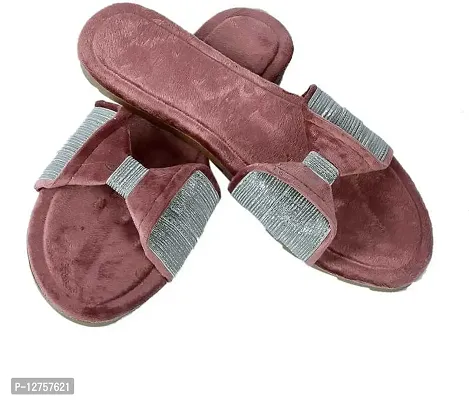 VS1 FASHION MODE Stylish Latest Fancy Flats Sandal for Women & Girls in Rust colour