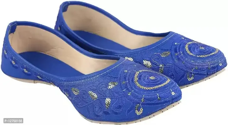 VS1 FASHION MODE New Latest Affordable Range of Trendy Jutis for Women Blue