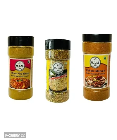 Classic Chhole Masala, Sindhi Koki Masala and Kitchen King Masala Combo Pack Of 3