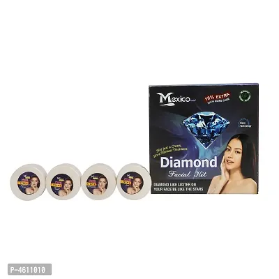 Mexico Diamond Anti Ageing Facials Kit For Women Offer For All Skin Types | Provide Radiant Brightening Blemish Free Fairer Complexion | Rich In Antioxidants With Vitamins-thumb3