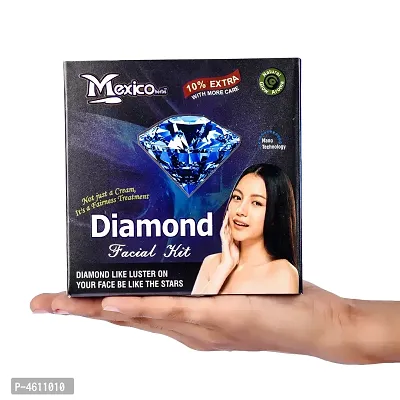 Mexico Diamond Anti Ageing Facials Kit For Women Offer For All Skin Types | Provide Radiant Brightening Blemish Free Fairer Complexion | Rich In Antioxidants With Vitamins-thumb4