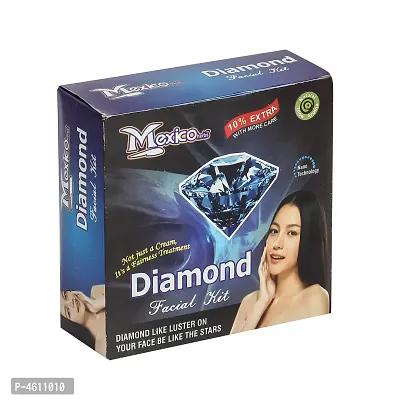 Mexico Diamond Anti Ageing Facials Kit For Women Offer For All Skin Types | Provide Radiant Brightening Blemish Free Fairer Complexion | Rich In Antioxidants With Vitamins-thumb2