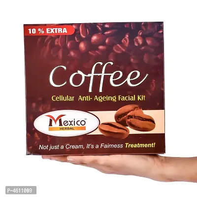 Mexico Professional Aroma Oxy Instaglow Coffee Nutri Herbal Tea Neem Extracts Anti Aging Facial Kit For Oil & Dry Skin, Pimples, Tan Clear For Men & Women (Offer 200 & 20G)