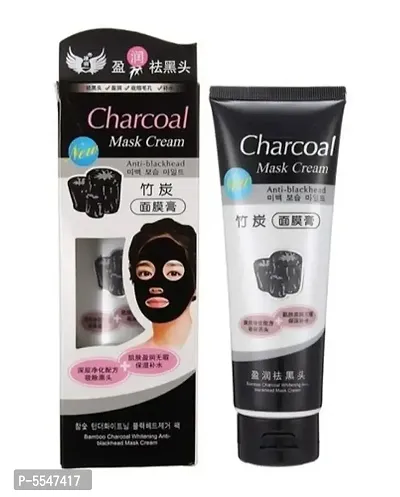 Charcoal face Mask , Remove your Excess oils and Dirt And Get Acne Free And Glowing Skin 80 gm-thumb0