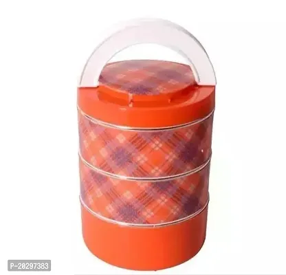 Lunch Box 3 Layer Checks Print insulated