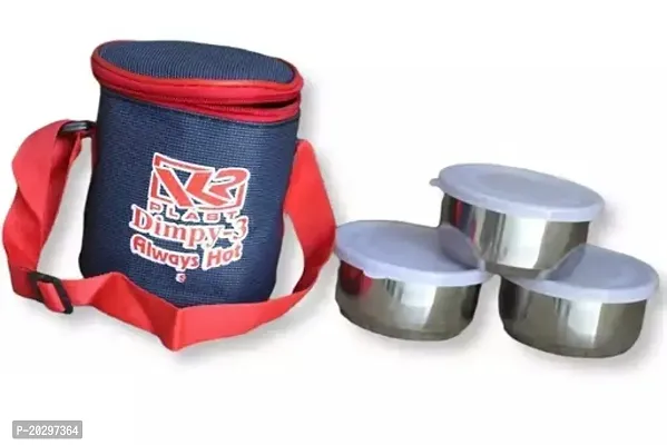 3layer insulated Lunch Box - Tiffin Box with Bag