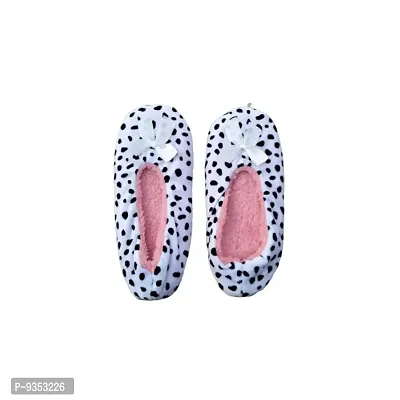 Daily Wear Indoor Winter Fur Slippers for women, girls(1 pair, Multicolor  Desing)-thumb5