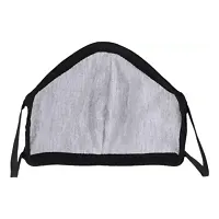 Black Cloth Mask With Melt Blown Fabric Layer Combo Cloth Mask  (Free Size, Pack of 3, 2 Ply)-thumb2