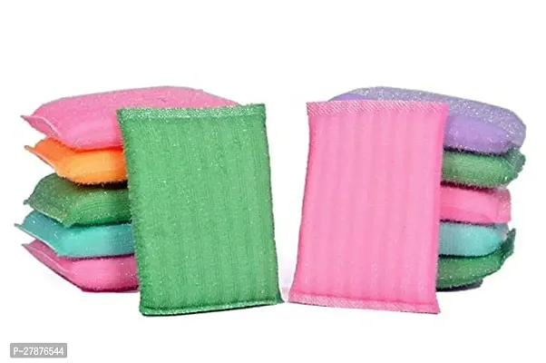 Multi Colour Dish Wash Sponge - Pack Of 10-thumb0