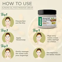 Luvyh Almonds Nourishing Face Massage Cream, For Normal to dry skin | Ultra-Nourishing  Glowing Skin | Anti-Wrinkle | suitable for all skin types 100 g | For Women  Men |No Parabens, No Mineral Oil, No Sulphate, No Silicone-thumb4