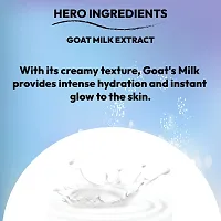 Luvyh Goat Milk Polishing Face Scrub Tan-Removal Scrub, Milk Polishing Whitening  Rejuvenating Face Pack For All Skin Types For Women And Men 100G-thumb3