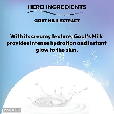 Luvyh Goat Milk Polishing Face Scrub Tan-Removal Scrub, Milk Polishing Whitening  Rejuvenating Face Pack For All Skin Types For Women And Men 100G-thumb4