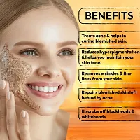 Luvyh Multani Mitti and Rice Water Face Scrub (100g) Clean Skin Cells, Blackheads and Whiteheads Removal for All Skin Types No Parabens, No Mineral Oil, No Sulphate, No Silicone-thumb2