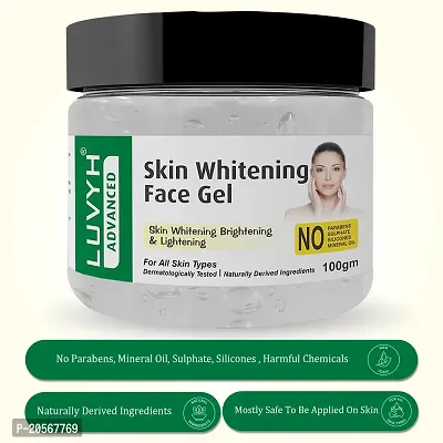 Luvyh Skin Whitening Face Massage Gel (100g) Whitening and Brightening Gel For Instant Natural Glow, Anti Pigmentation  Dark Spot Removal Formula for All Skin Types-thumb5