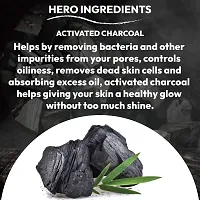 Luvyh Activated Charcoal Face Scrub for Women  Men Removes Tan, Blackheads, and Dirt from body, Face  Neck for a Soft  Smooth Skin - 100% Natural  Vegan 100gm Work Perfectly on Oily and Dry Skin-thumb3