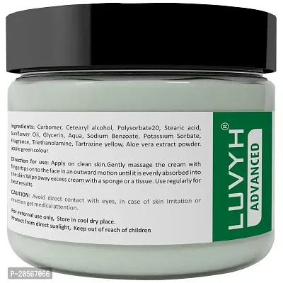 Luvyh Aloe Vera Face Massage Cream  Skin Moisturizer Cream (100g) For Women and Men, Organic Non-Toxic Aloe Vera for Acne, Scars, Glowing  Radiant Skin Treatment for oily, and dry Skin-thumb3