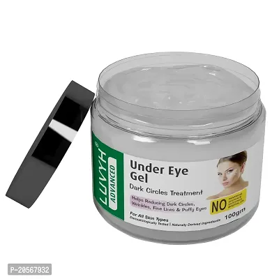 Luvyh Under Eye Gel works on the eye area and overall eye appearance  reduces the appearance of dark circles and puffiness, For men  women. 100g-thumb2