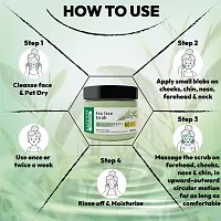 Luvyh Tea Tree Skin Clearing Face Scrub  Moisturizer (100g) Cream for Women and Men, Exfoliate scrub for Deep Cleansing, Blackhead Remover, Tan Removal, Glowing Skin, Skin Purifying for All Skin Types No Paraben, No Mineral Oil, No Sulphate, No Silicone-thumb4