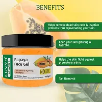 Luvyh Papaya Face Massage Gel (100g) Skin for Spot Removal, Brightening  Lightening With Papaya Extracts, Helps Reduce Wrinkles  Acne Breakouts for All Skin Types-thumb2