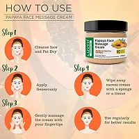 Luvyh Papaya Hydrating Face Massage Cream (100g) Skin Brightening Moisturizing Light Weight Formula, Helps Reduce Dark Circles  Visibly Clears Skin, Natural, No Parabens  Sulphates-thumb4