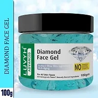 Luvyh Diamond Face Gel and moisturizer Herbals Gel, Whiteglow Skin Whitening, And Brightening Nourishing Night Gel 100 gm for Women and Men For all Skin Types-thumb1