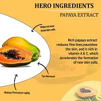 Luvyh Papaya Face Scrub Brightening  Revitalizing Face Scrub For All Skin Types, (100g)-thumb3