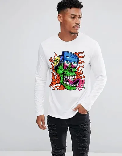 Full Sleeve Round neck Casual men tshirt