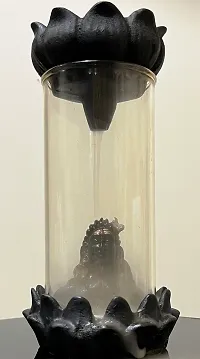 Ceramic  Resin Adiyogi Incense Backflow Smoke Fountain With 10 Incense Cones Decorative Showpiece - 22 cm-thumb4