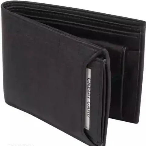 Stylish Solid Short Length Two Fold Wallet For Men