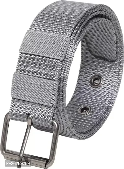 Royal Craft Men Metal Buckle Belt Trend Casual Solid Color Canvas Belt For Youth-thumb0