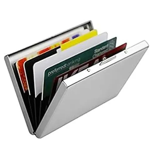 Stylish Metal Card Holder Wallet For Men