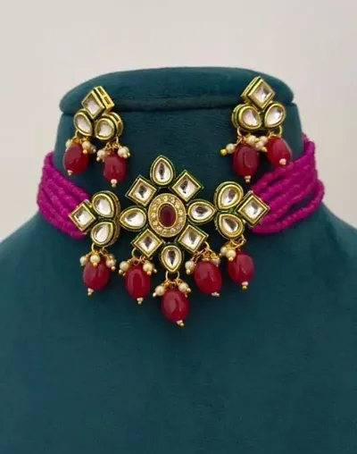 Traditional Brass Jewellery Set For Women