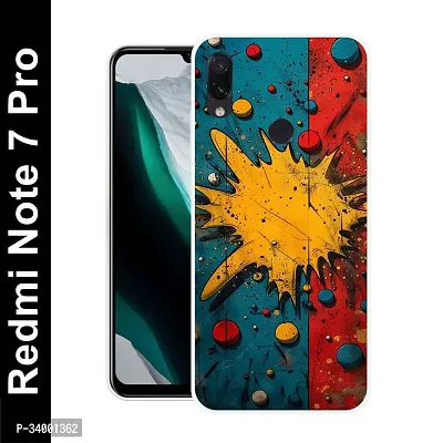 Stylish Silicon Printed Back Case Cover for Redmi Note 7 Pro