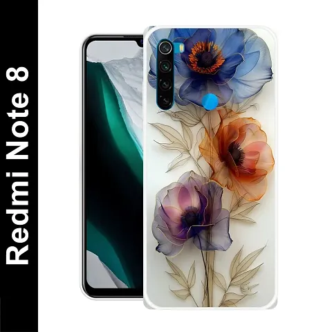 Stylish Silicon Printed Back Case Cover for Redmi Note 8