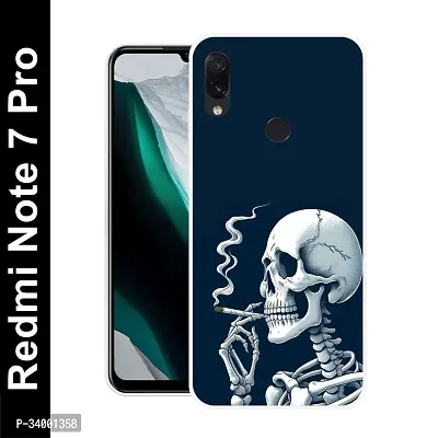 Stylish Silicon Printed Back Case Cover for Redmi Note 7 Pro