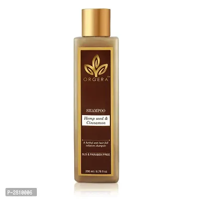 Herbal Anti Hair Fall shampoo Hemp seed and Cinnamon- sls  Paraben Free-thumb0