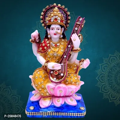 idol saraswati, murti of saraswati, saraswati idol, saraswati mata murti, saraswati moorti, saraswati murti, saraswati statue, statue saraswati, goddess saraswati idol, goddess saraswati statue-thumb3