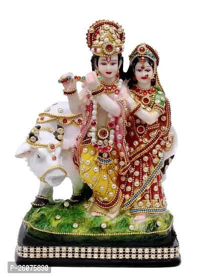 radha krishna cow idol, radha krishna cow murti, radha krishna cow statue, god krishna statue, idol krishna, krishna and radha idol, krishna and radha murti, krishna and radha statue-thumb0