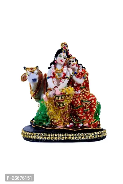radha krishna cow idol, radha krishna cow murti, radha krishna cow statue, god krishna statue, idol krishna, krishna and radha idol, krishna and radha murti, krishna and radha statue-thumb0