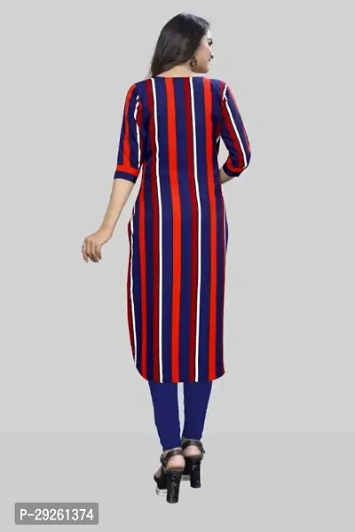 Stylish Multicoloured Crepe Kurta For Women-thumb2