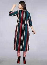 Stylish Multicoloured Crepe Kurta For Women-thumb1