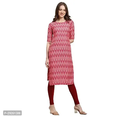 Stylish Pink Crepe Kurta For Women-thumb0