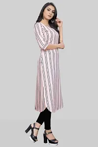 Stylish Pink Crepe Kurta For Women-thumb3