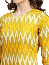 Stylish Yellow Crepe Kurta For Women-thumb2