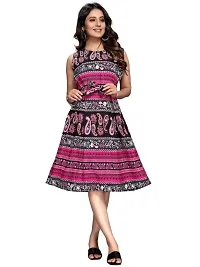 Latest Design Digital Printed Micro Western Frok - Pink-thumb4