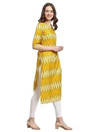 HT Fashion Launching Latest Designer Zig Zag Printed Readymade Kurti-thumb3